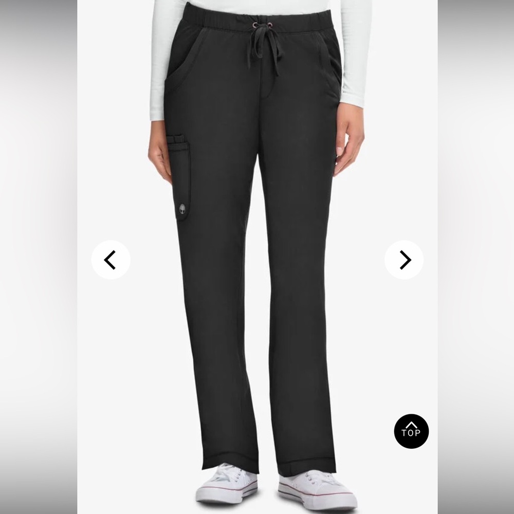 HH Works by Healing Hands Rebecca Scrub Pants size S petite black *NEW*